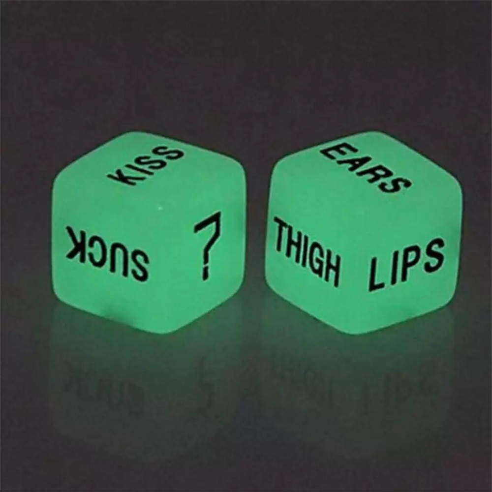 Sexy Glow in the Dark Dice